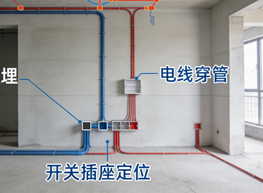 水电管线交叉位置施工处理方法
